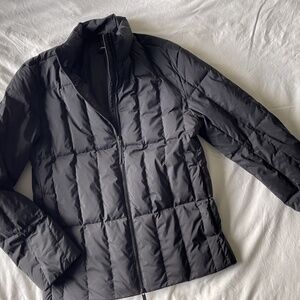 Theory Men's City Poly Puffer Jacket, Black, size M